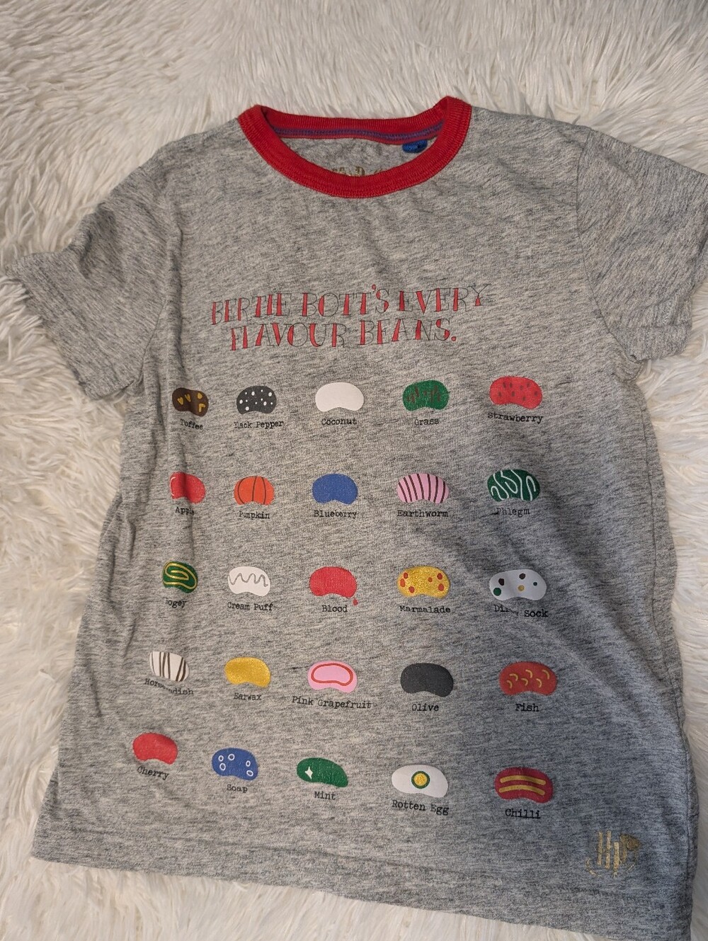 Mini Boden X Harry Potter Jelly Bean Tshirt 7-8 Years